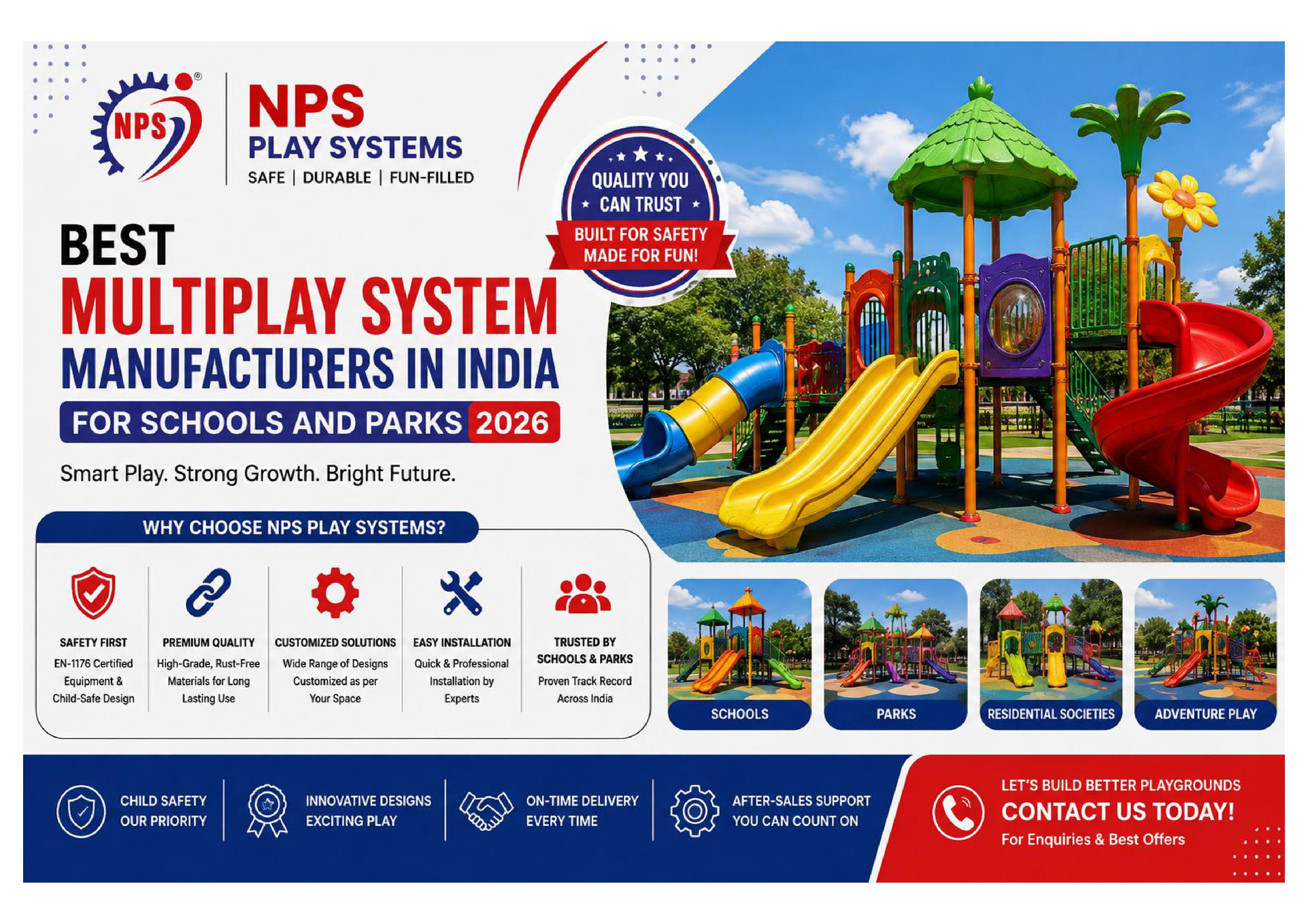 Best Multiplay System Manufacturers in India for Schools Parks 2026