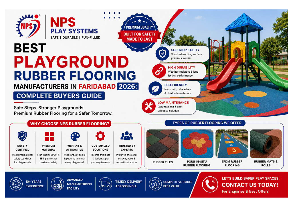 Best Playground Rubber Flooring Manufacturers in Faridabad 2026 Complete Buyers Guide